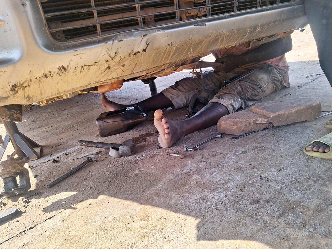Autowerkstatt in Togo